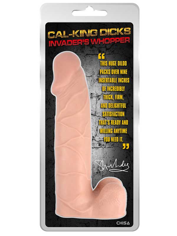 Cal-King Dicks Invader's Whopper Büyük Dildo - 36.2cm Ten