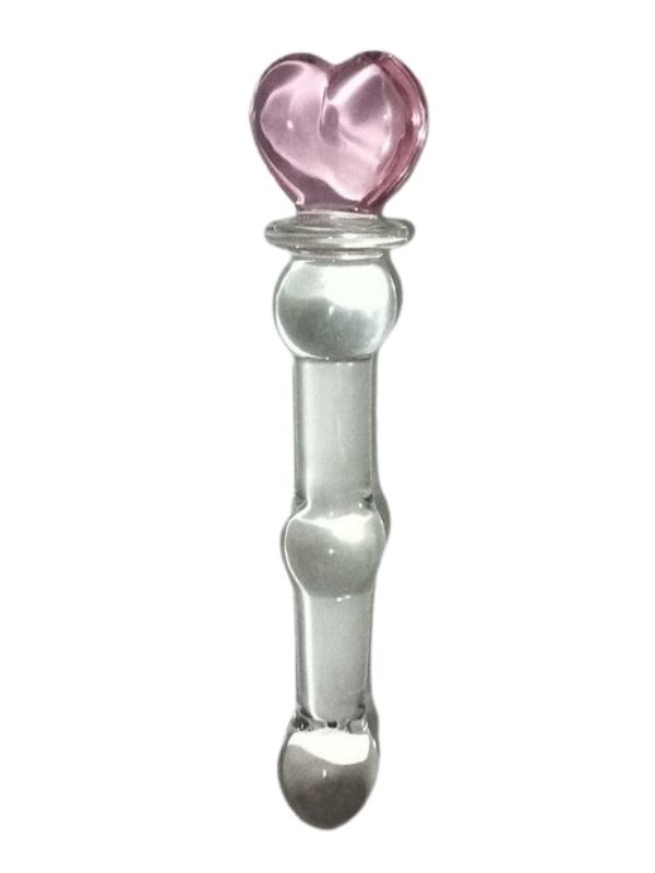 CENSAN 17cm Boğumlu Cam Dildo