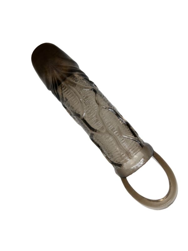 Censan 3 cm Dolgulu Penis Kılıfı Zenci