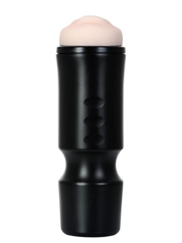Censan Ağız Oral Mastürbator TPE Siyah 24 cm