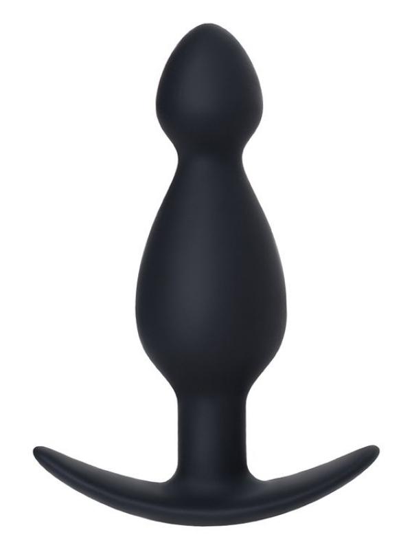 CENSAN Anal Plug boyut M silikon siyah 11,5 cm