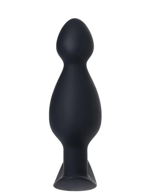 CENSAN Anal Plug boyut M silikon siyah 11,5 cm