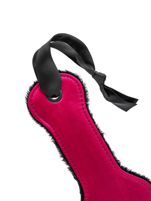 Censan Anonymo BDSM Kırbaç 0009 Kadife Kadife Kırmızı 37 cm
