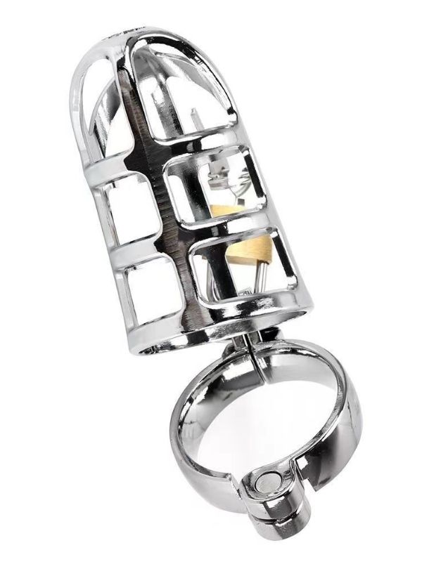 Censan BDSM Paslanmaz Çelik Penis Kafesi ModelNo4
