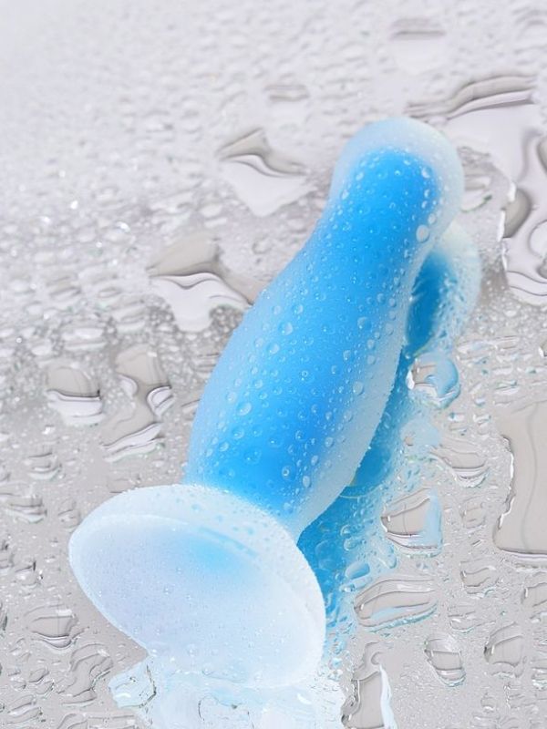 CENSAN Beyond Kyle Glow Gece Parlayan Anal Plug , Silikon, Şeffaf, 10 cm