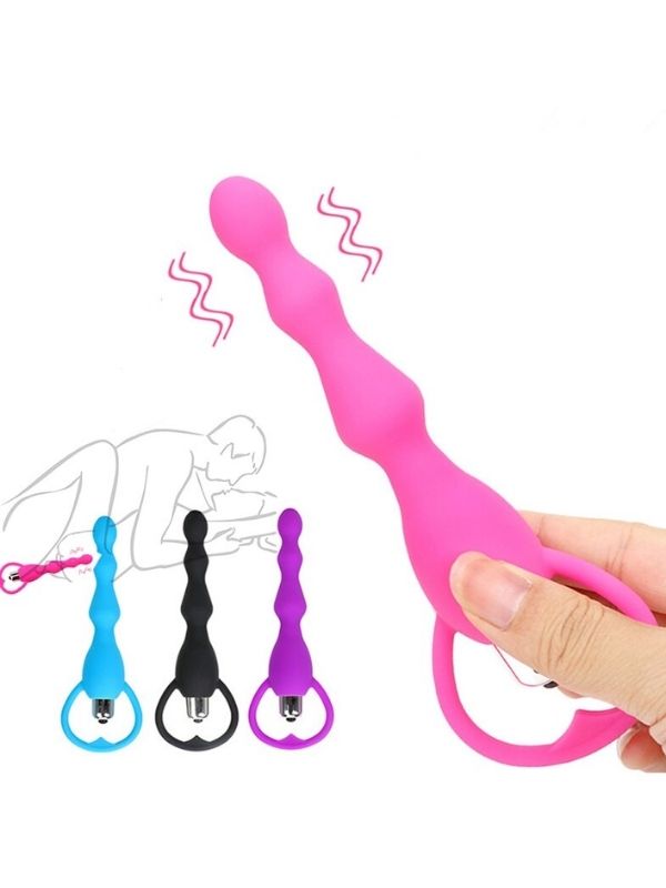 Censan Carmine 10 Modlu pleasure silicone beads vibratör