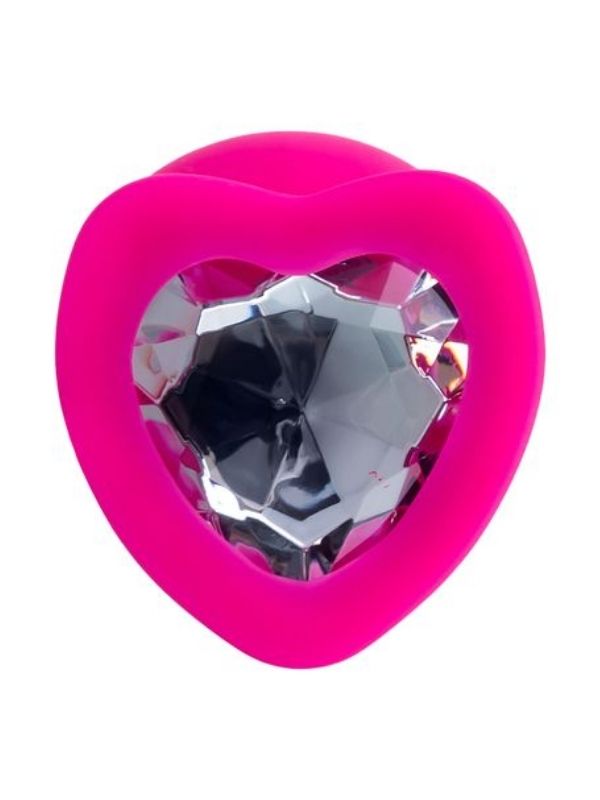 Censan Diamond Heart Anal Plug Pembe 9,5
