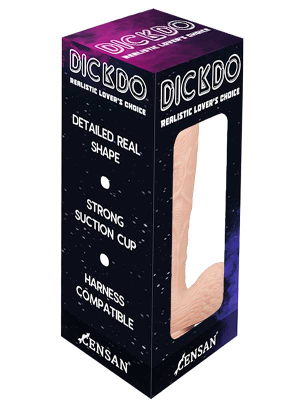 Censan Dickdo Gerçekçi Testisli Dildo Penis 19cm model3