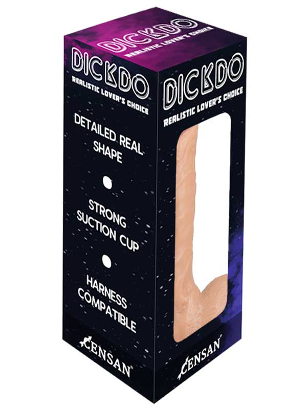 Censan Dickdo Gerçekçi Testisli Dildo Penis 21cm