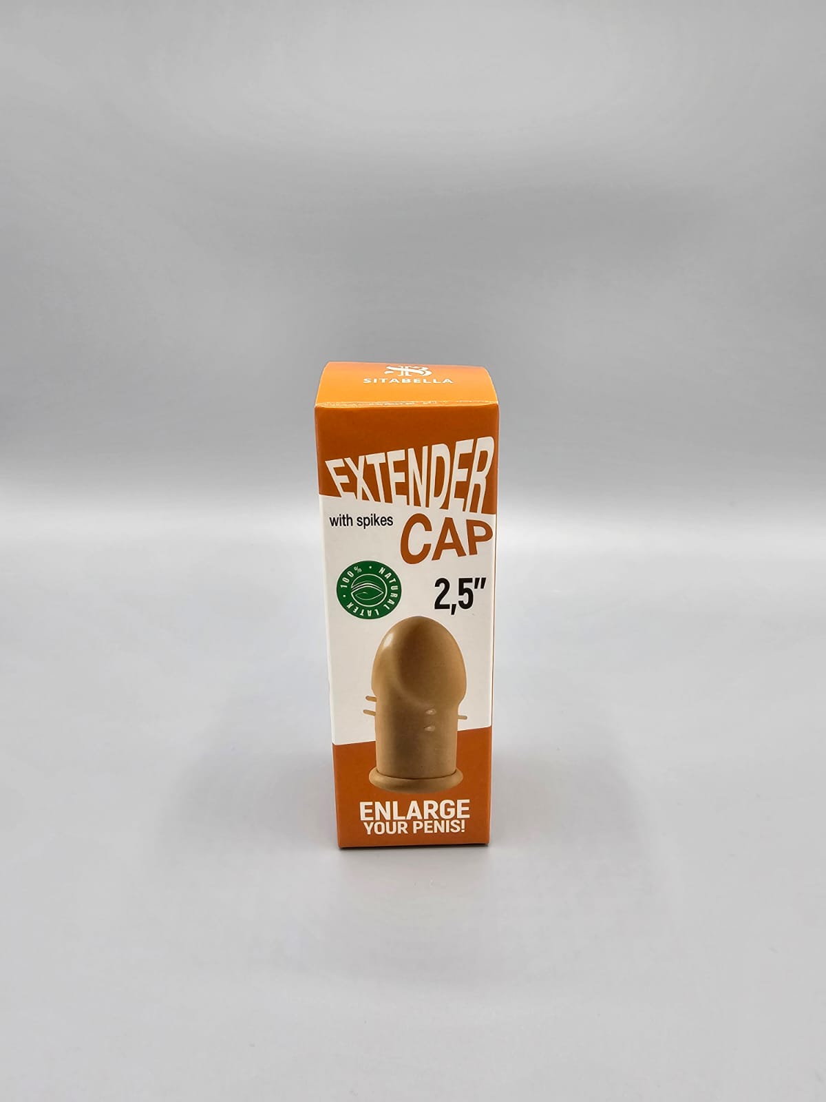 CENSAN Extender Cap Sitabella Penis Kılıfı, 2.5 inç, antenli, lateks