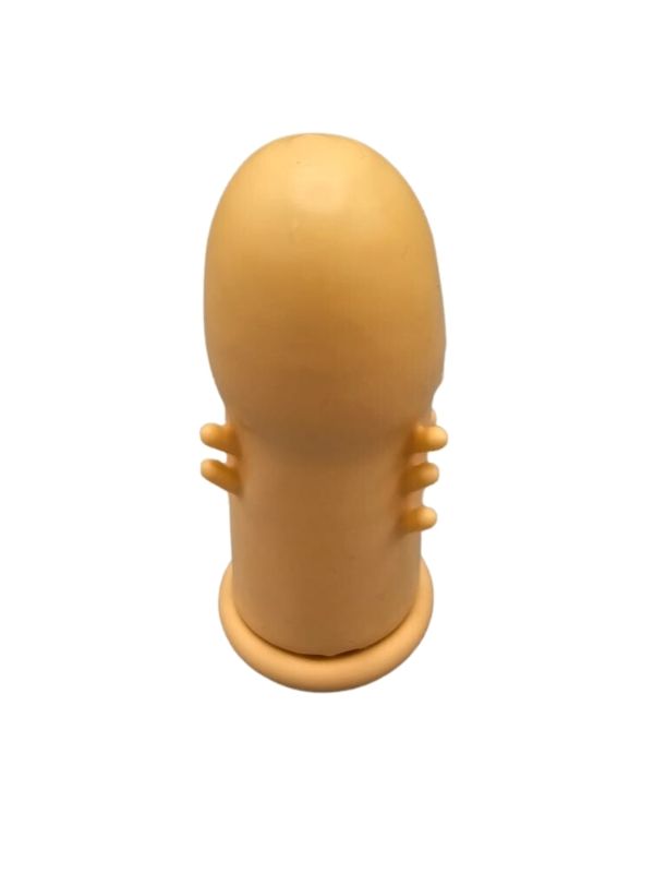 CENSAN Extender Cap Sitabella Penis Klıfı, 3.5 inç, antenli, lateks