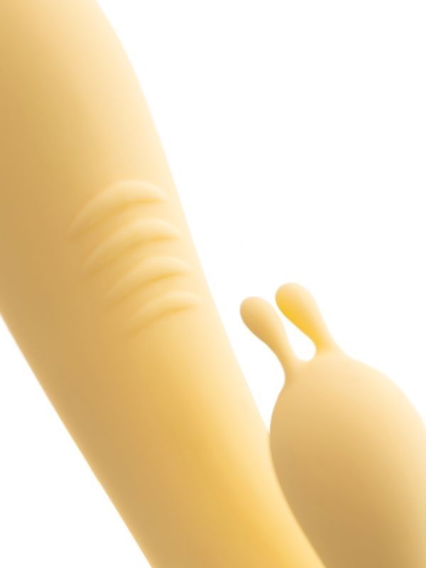 Censan Flovetta Aster Klitoral Uyarıcı Vibratör Silikon Sarı 22 cm