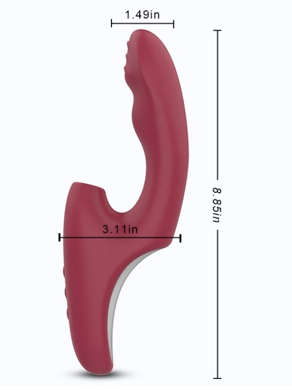 Censan FoxShow Kissers G10 Şarjlı Akıllı Rabbit Vibratör – G-Spot &amp; Klitoris Uyarıcı | Çift Motorlu | Dalga Hareketli | Su Geçirmez