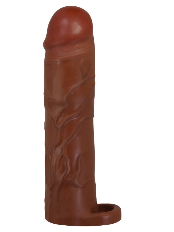 Censan Gerd Gerçek Hissiyatlı Uzatıcı Penis Kılıfı Brown