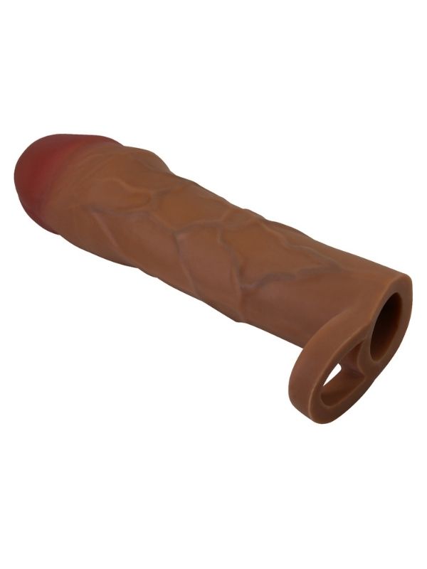 Censan Hani Gerçek Hissiyatlı Uzatıcı Penis Kılıfı Brown