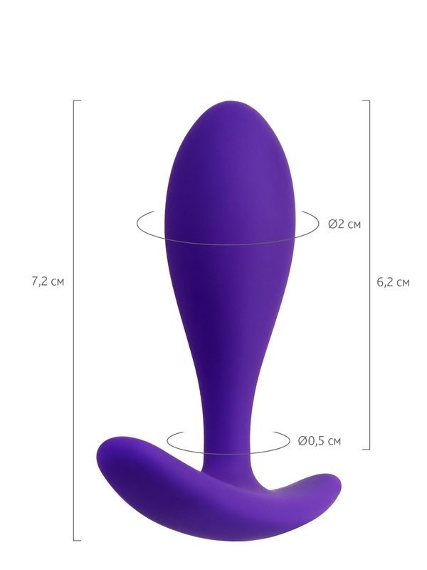 Censan Hub Anal Plug Mor 7,2 cm