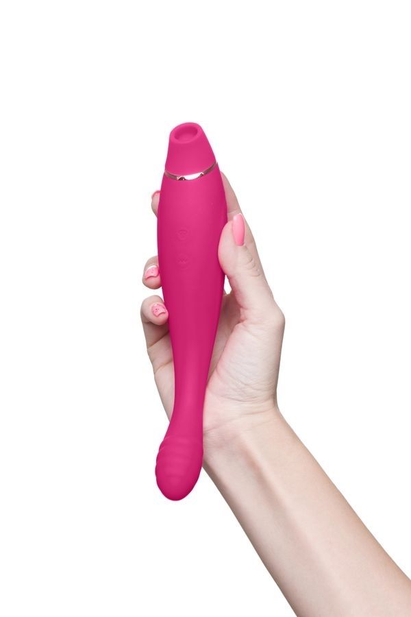 Censan Jos Danvi Vakumlu ve Titreşimli Pembe Vibratör