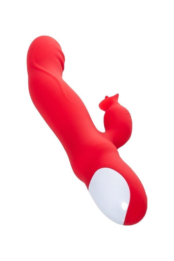 Censan Jos Redli 21cm Kırmızı Klitoral Uyarıcılı Vibratör