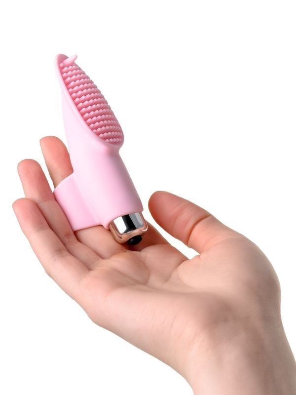 Censan Jos Twity Parmak Vibratör silikon pembe 10,2 cm