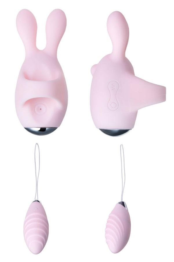 Censan Jos Vita Titreşimli Vajınal Set Pembe 8,5 ve 8 cm Vibratör