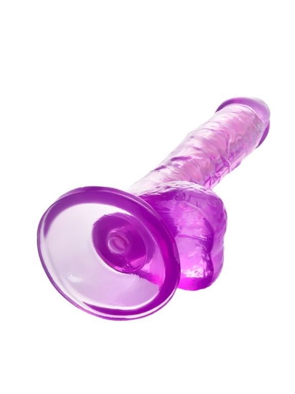 Censan Kıkırdaklı Jel Dildo Celiam, TPE, mor, 20,5 cm