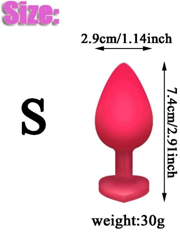 Censan Kırmızı Kalpli Anal Set