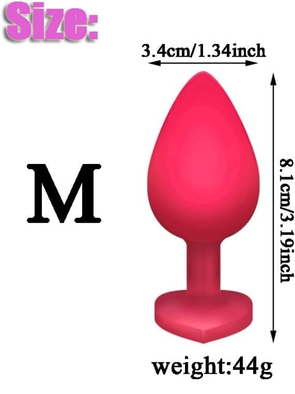 Censan Kırmızı Kalpli Anal Set
