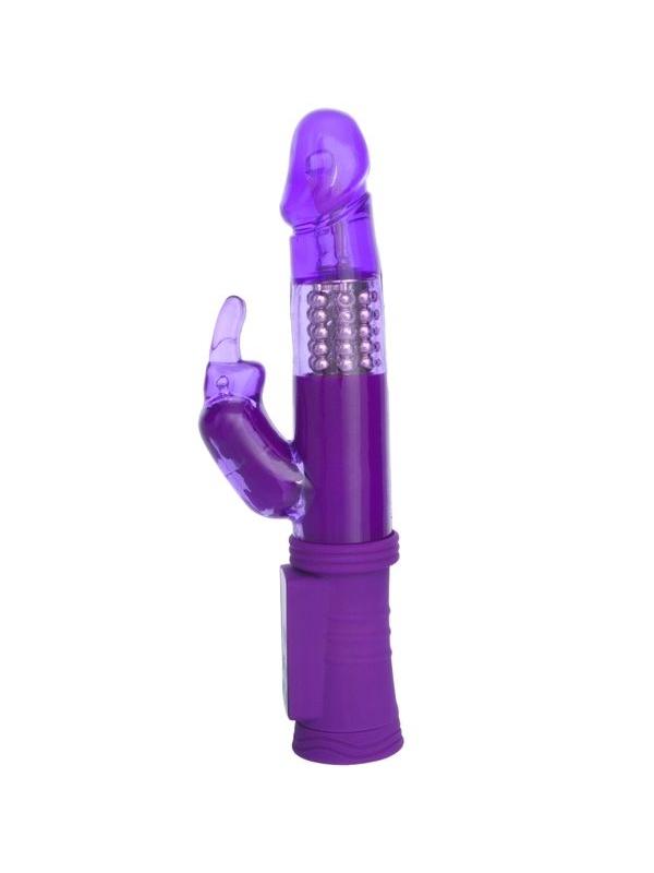 Censan Klitoral Uyarıcı Vibratör TPR Mor 22 cm