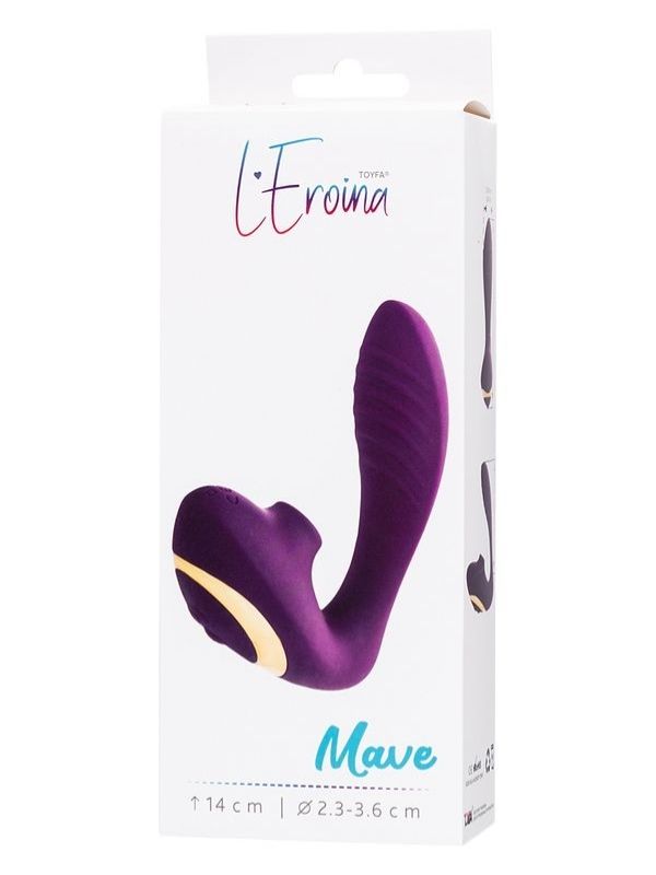 Censan L'EROİNA Mave Vakumlu Vibratör mor