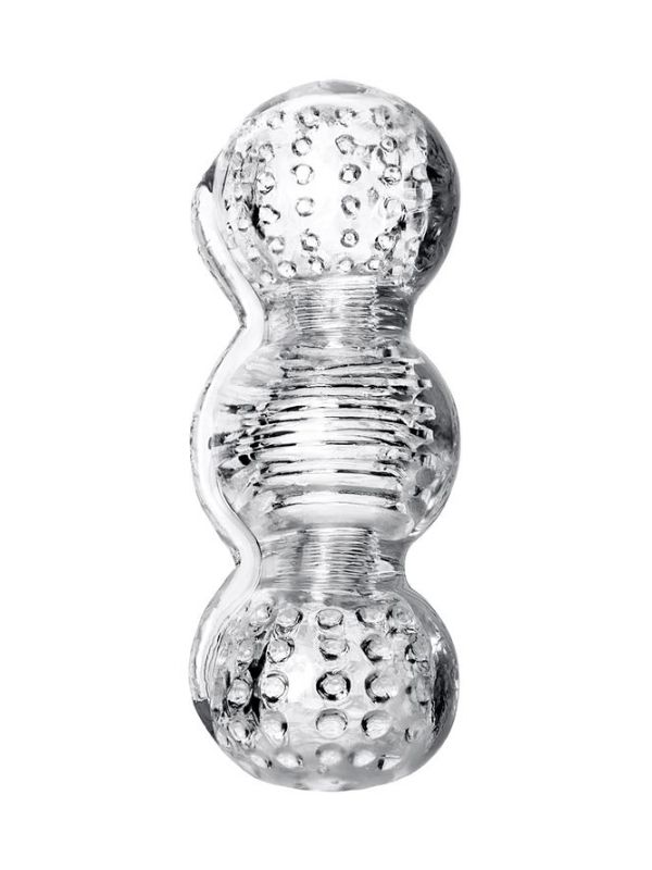 Censan Lingam Masturbator Rashmi, TPE, Şeffaf, 15,5 cm