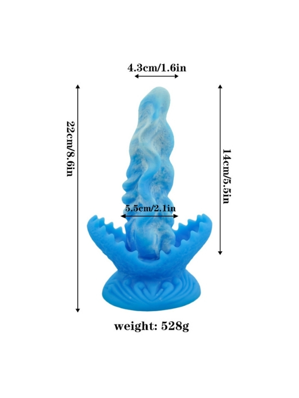 Censan Mavi Canavar Dildo Model 4