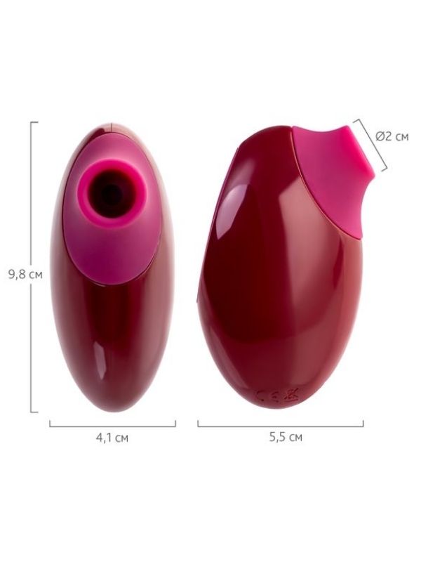 CENSAN Myrty Vakum Mastürbatör Bordo 9,8 cm