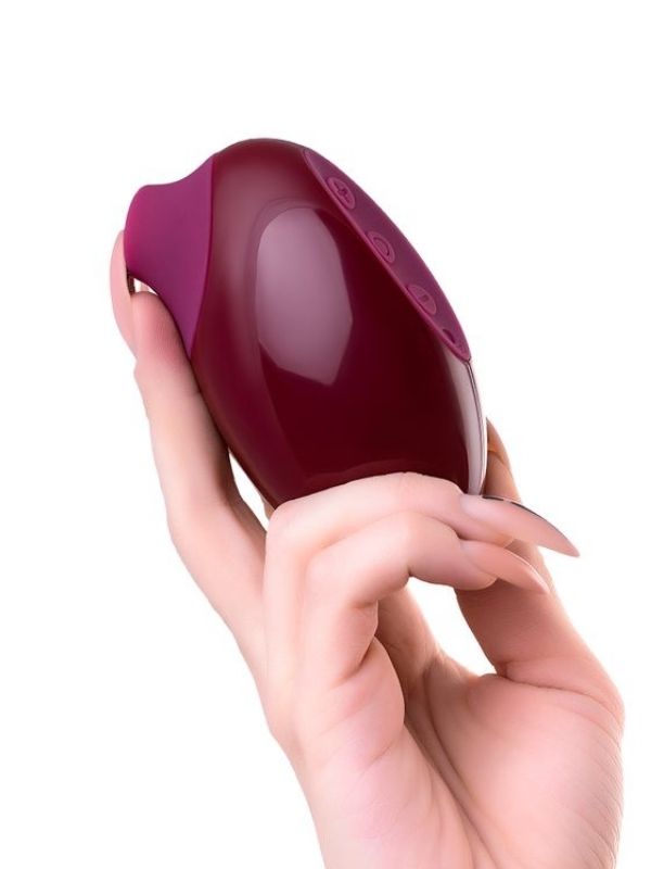 CENSAN Myrty Vakum Mastürbatör Bordo 9,8 cm