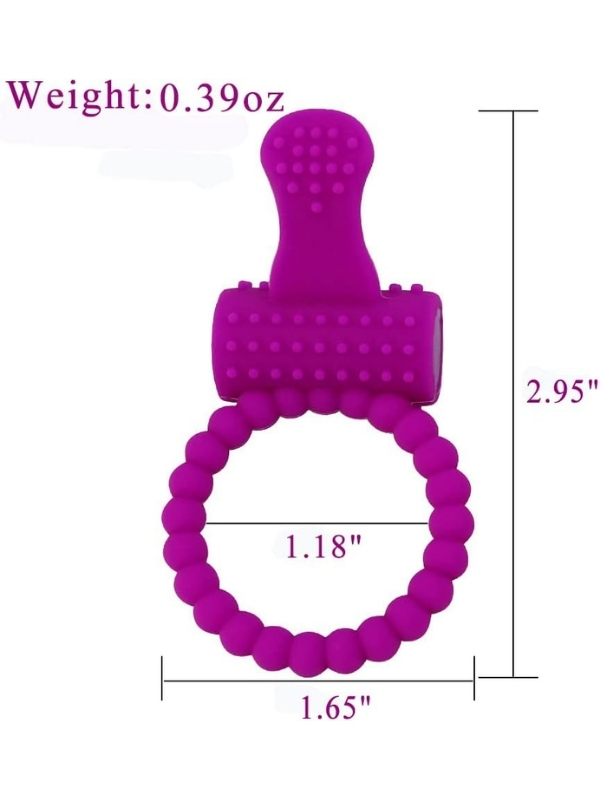 Censan Naughty Play Titreşimli Penis Halkası