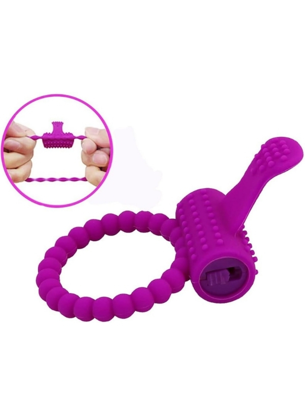 Censan Naughty Play Titreşimli Penis Halkası