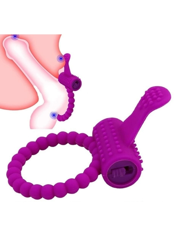 Censan Naughty Play Titreşimli Penis Halkası