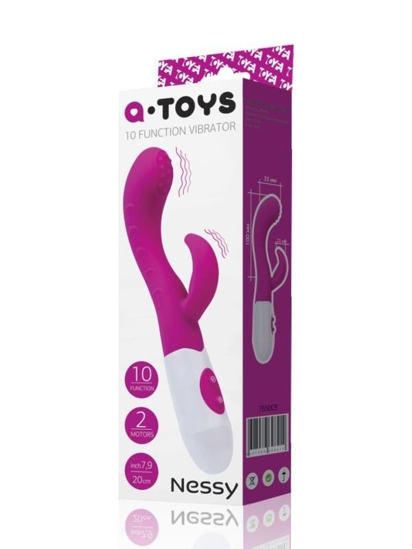 Censan Nessy Klitoral Uyarıcı Vibratör silikon pembe 20 cm