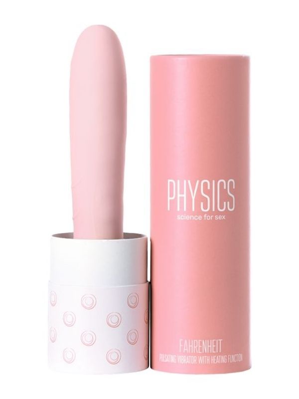 Censan PHYSİCS FAHRENHEİT Titreşimli Isıtmalı Vibratör Pembe 19 cm