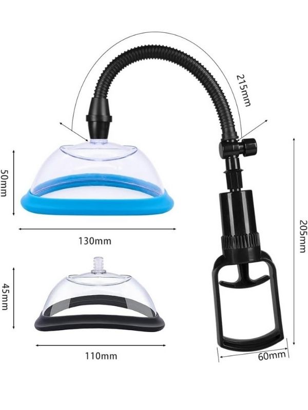 Censan Pussy Pump Premium Fun Çift Başlıklı Vajina &amp; Gööğüs Pompası
