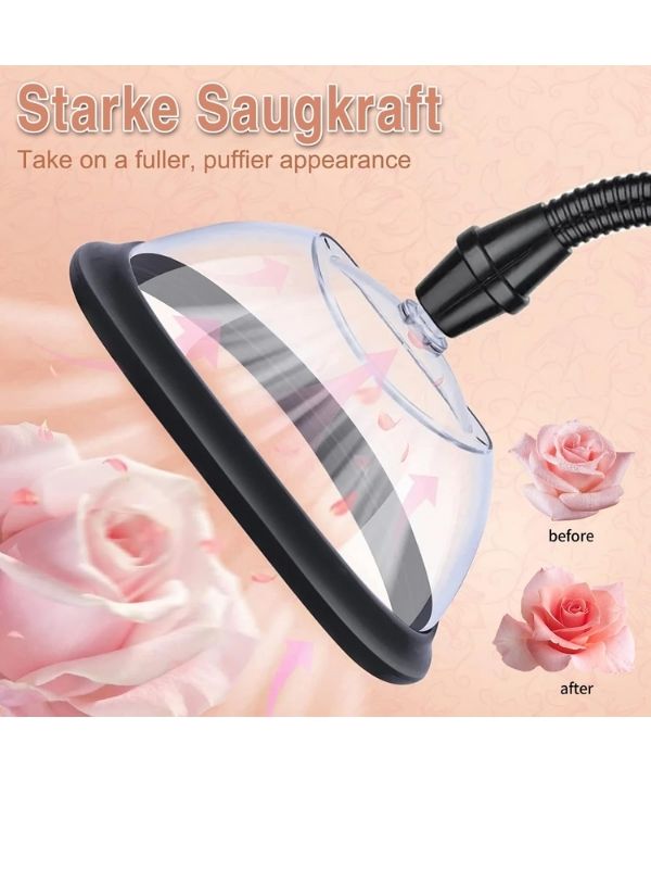 Censan Pussy Pump Premium Fun Çift Başlıklı Vajina &amp; Gööğüs Pompası