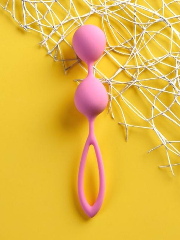 Censan Rai Vajinal Kegel Egzersiz Topları Açık Pembe 17 cm