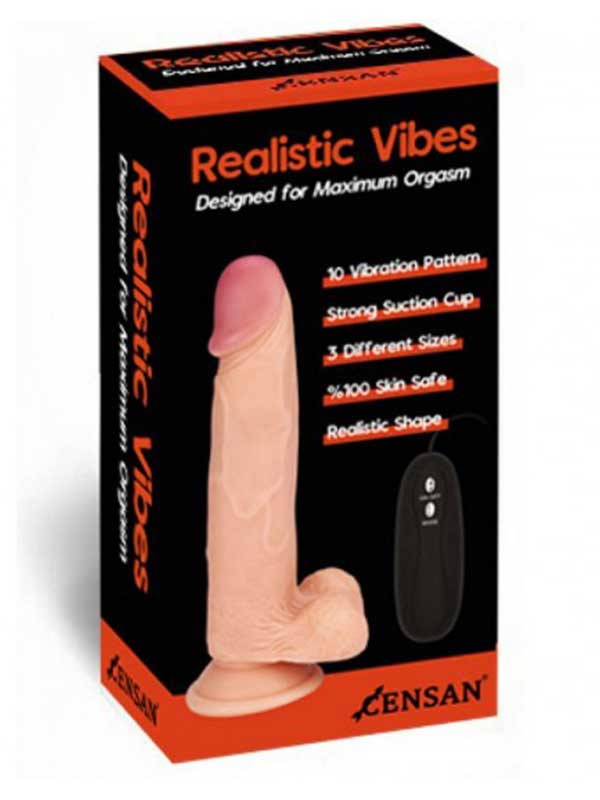Censan Realistic Vibes 18cm Pilli Vibratör