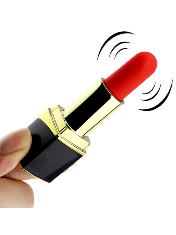 Censan Ruj Şeklinde Mini Vibratör – 10 Mod, Şarjlı, Gizli Tasarım, Güçlü Titreşim