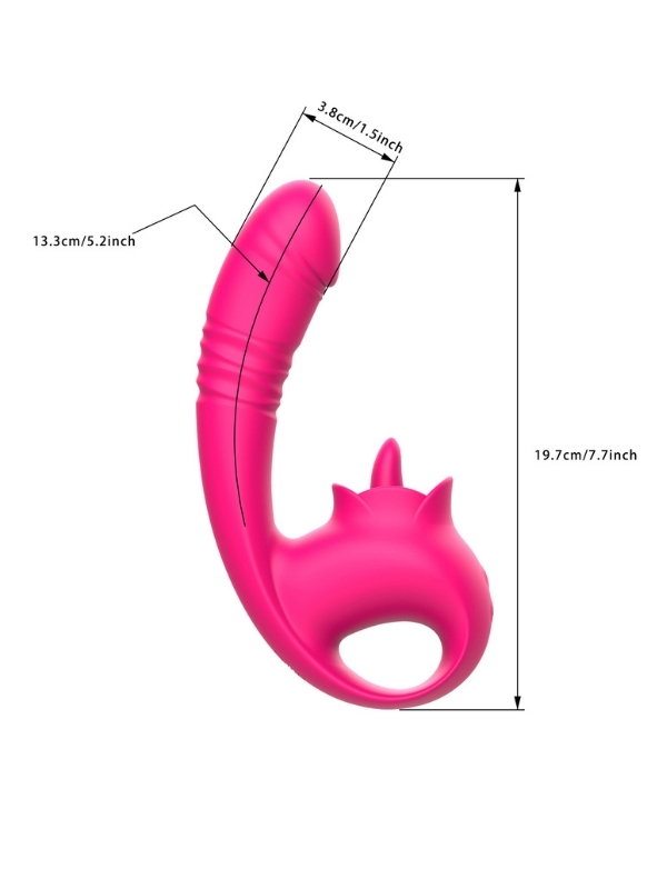 Censan Şarjlı Titreşimli Halka Vibratör – Penis Halkası, Çok Modlu &amp; Ergonomik