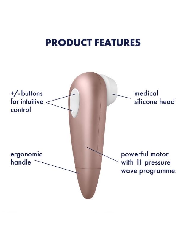 Censan Satisfyer Number One Vakum Dalgası Klitoral Vibratör