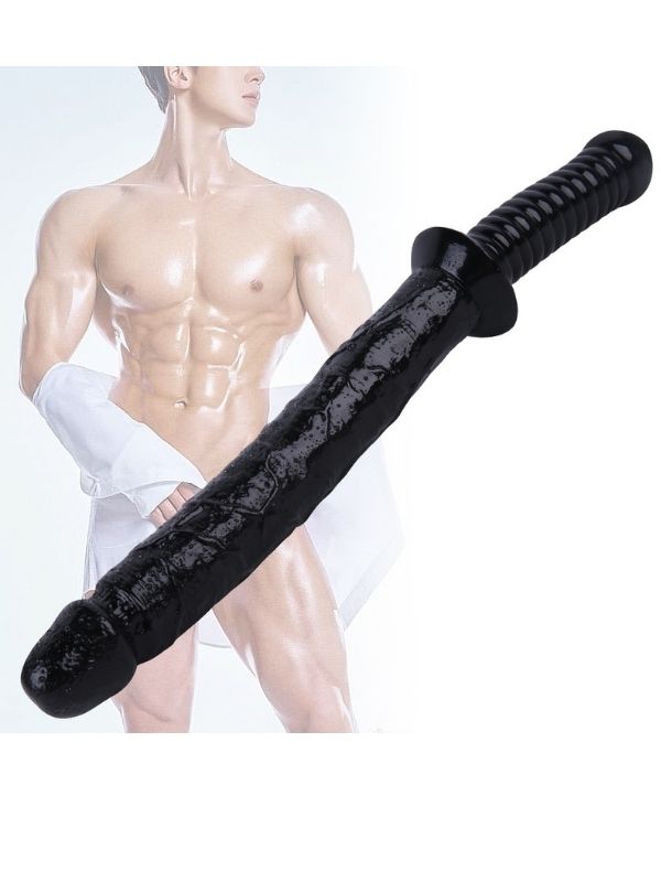 Censan Siyah Renk 38 cm Jop Dildo Model No:1070
