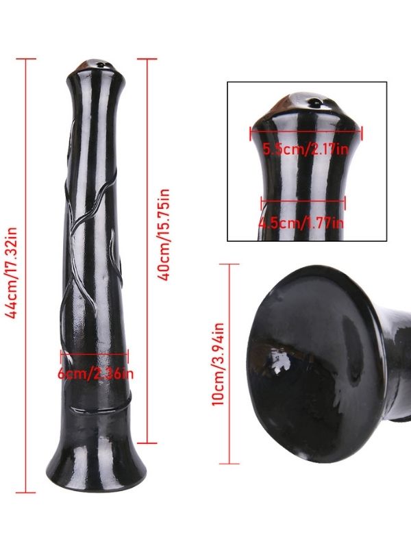 Censan Siyah Renkli 44 cm At Dildo Model No:1062