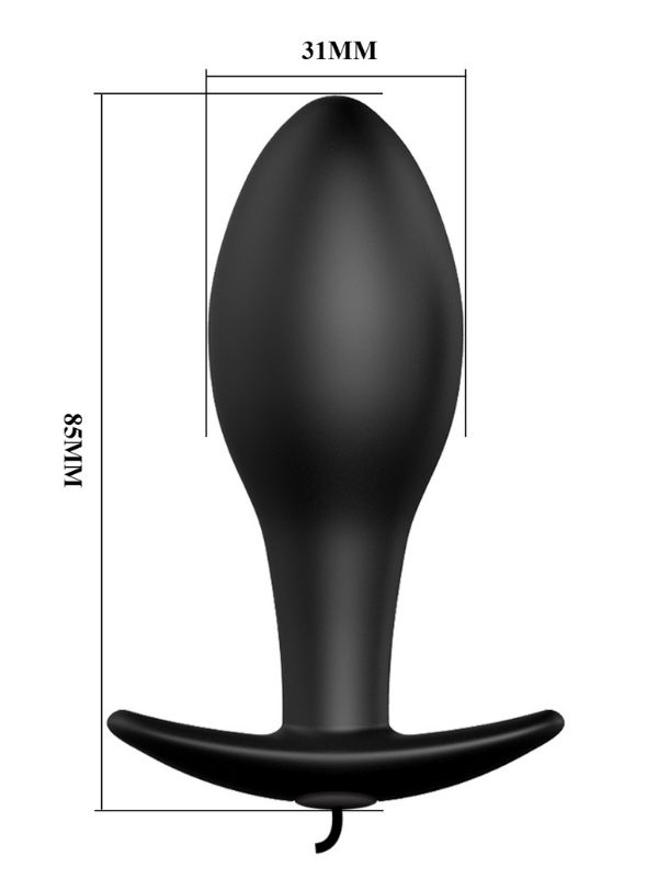 Censan Special Anal Stimulation 12 Fonksiyon Kumandalı Titreşimli Anal Plug Tıkaç