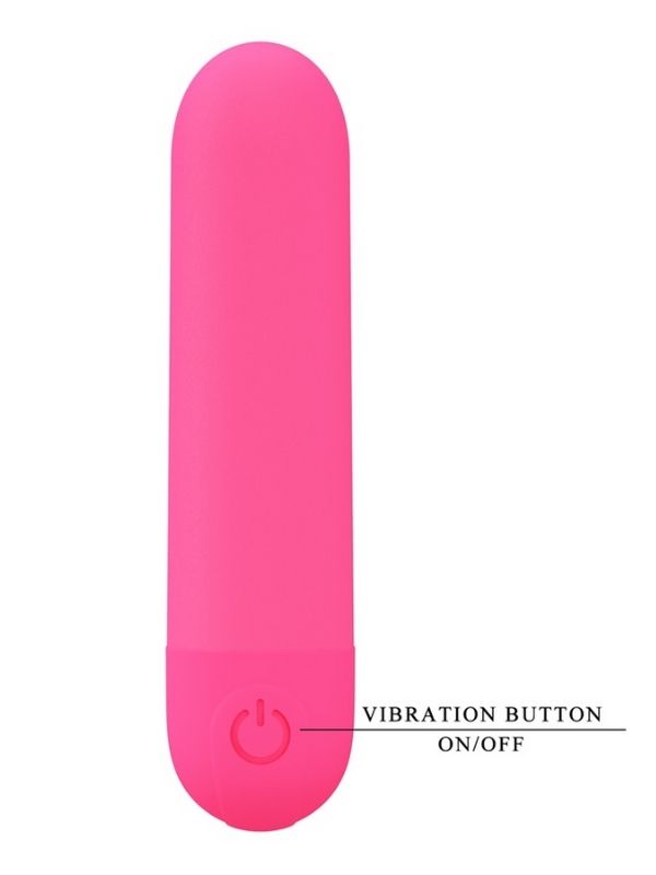 Censan Stefan Mini Massager Bullet Vibratör Kırmızı