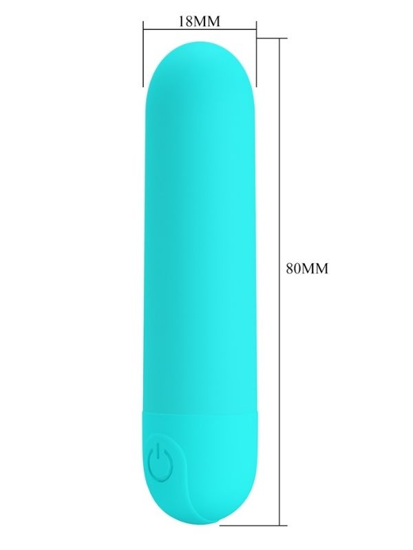 Censan Stefan Mini Massager Bullet Vibratör Mavi